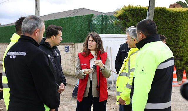 Başkan Denizli, Çakabey Mahallesi’ndeki yağmur suyu hattı çalışmalarını inceledi