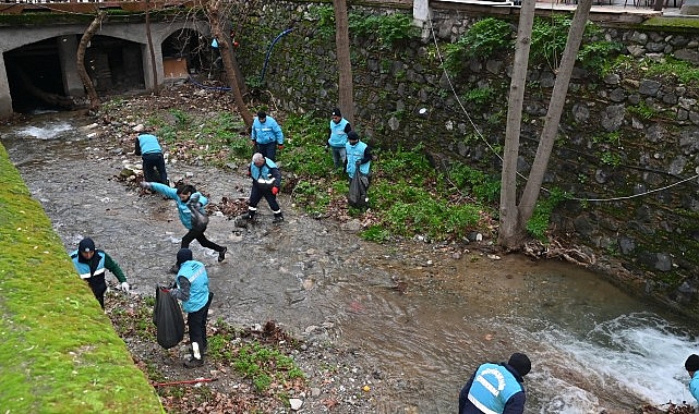 Büyükşehir ve MASKİ’den Çaybaşı Deresi’nde Hummalı Çalışma