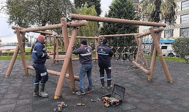 Kocaeli Büyükşehir’den oyun gruplarına periyodik bakım