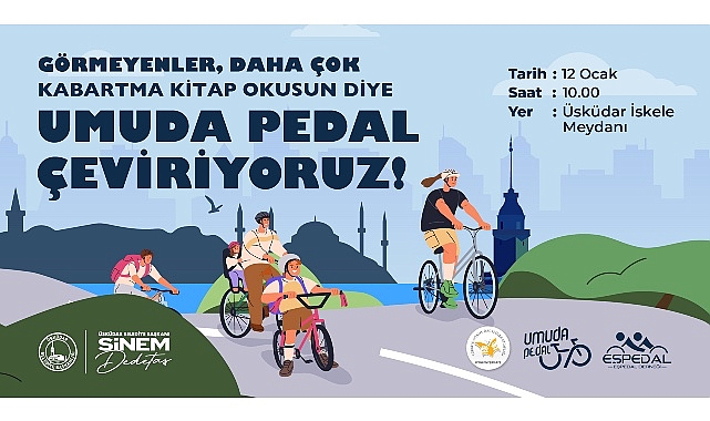 Üsküdar’da Umuda Pedal Etkinliği